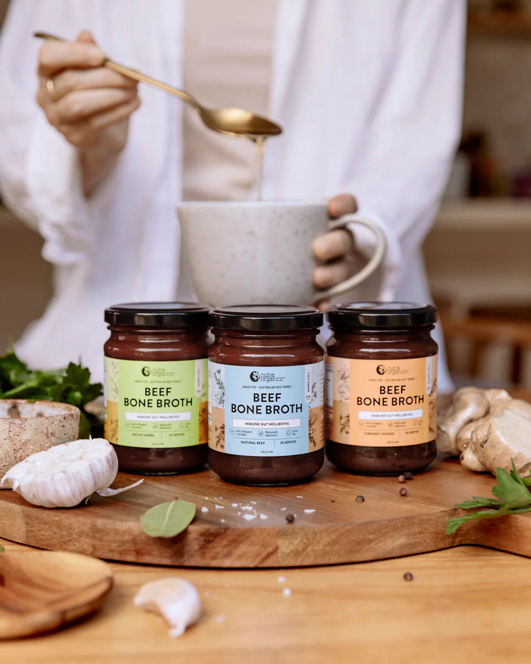 Beef Bone Broth Concentrate Turmeric Ginger - Image 9