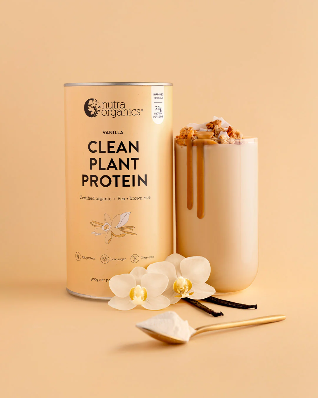 Clean Plant Protein Creamy Vanilla - Image 4