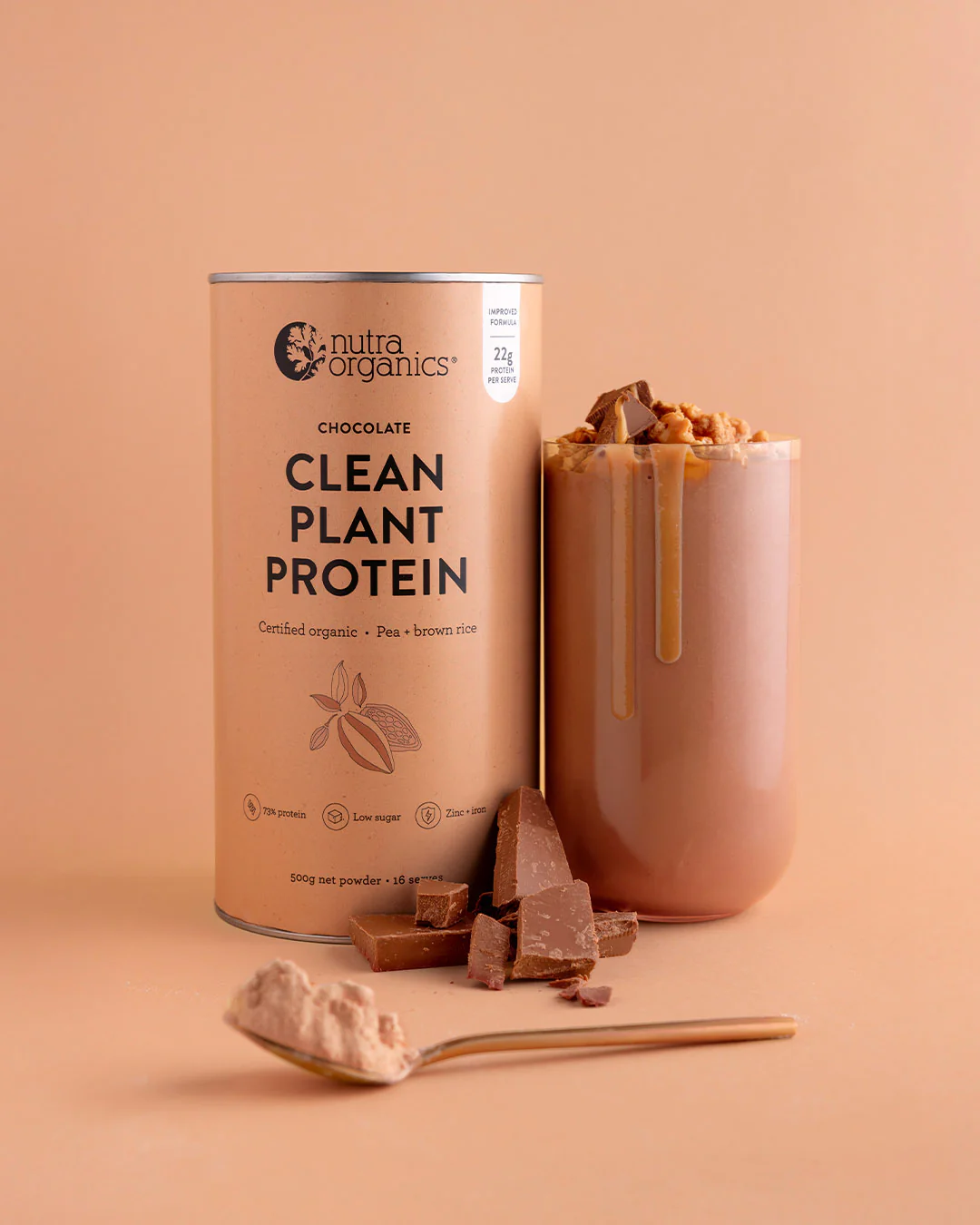 Clean Plant Protein Smooth Chocolate - Image 4