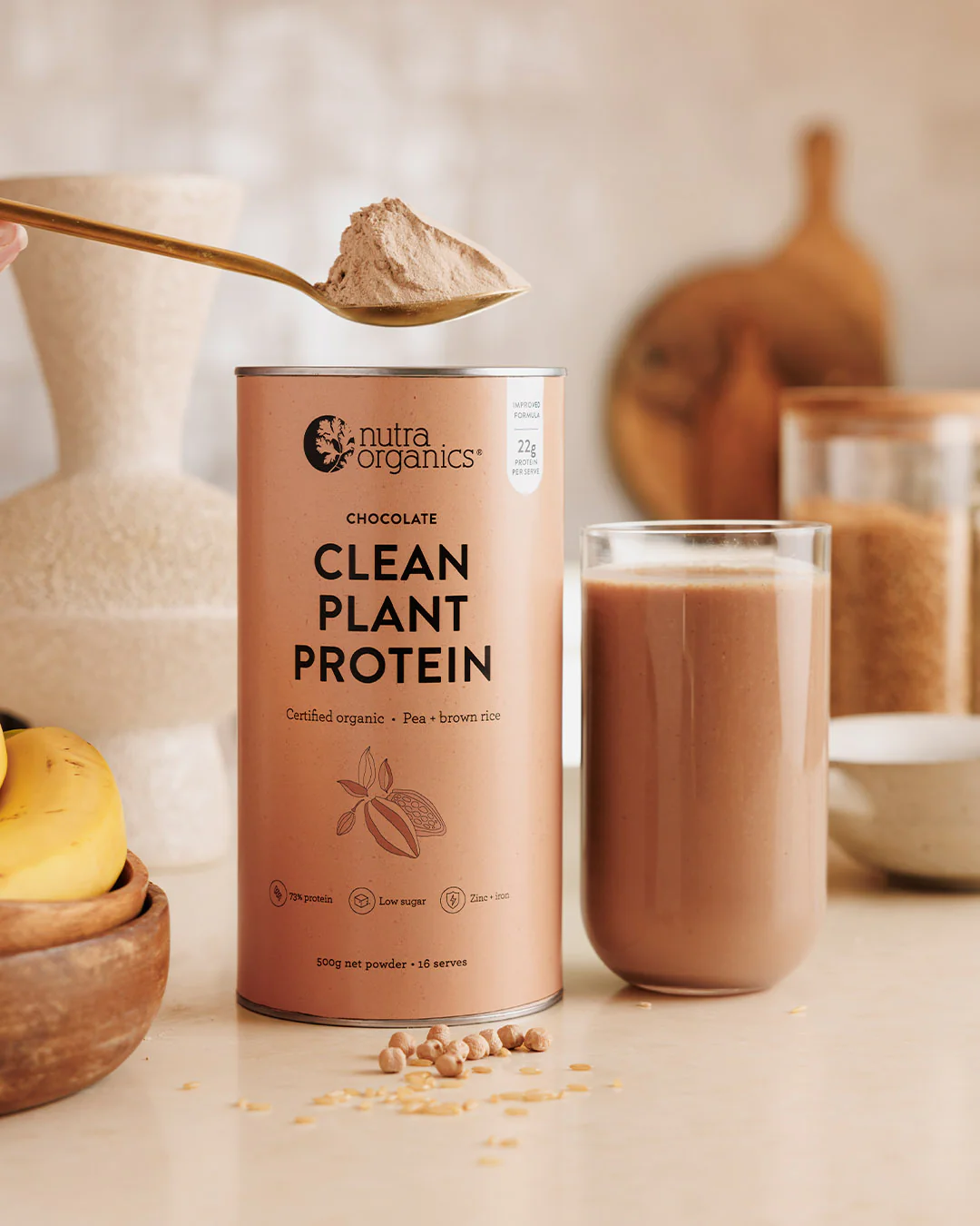 Clean Plant Protein Smooth Chocolate - Image 7