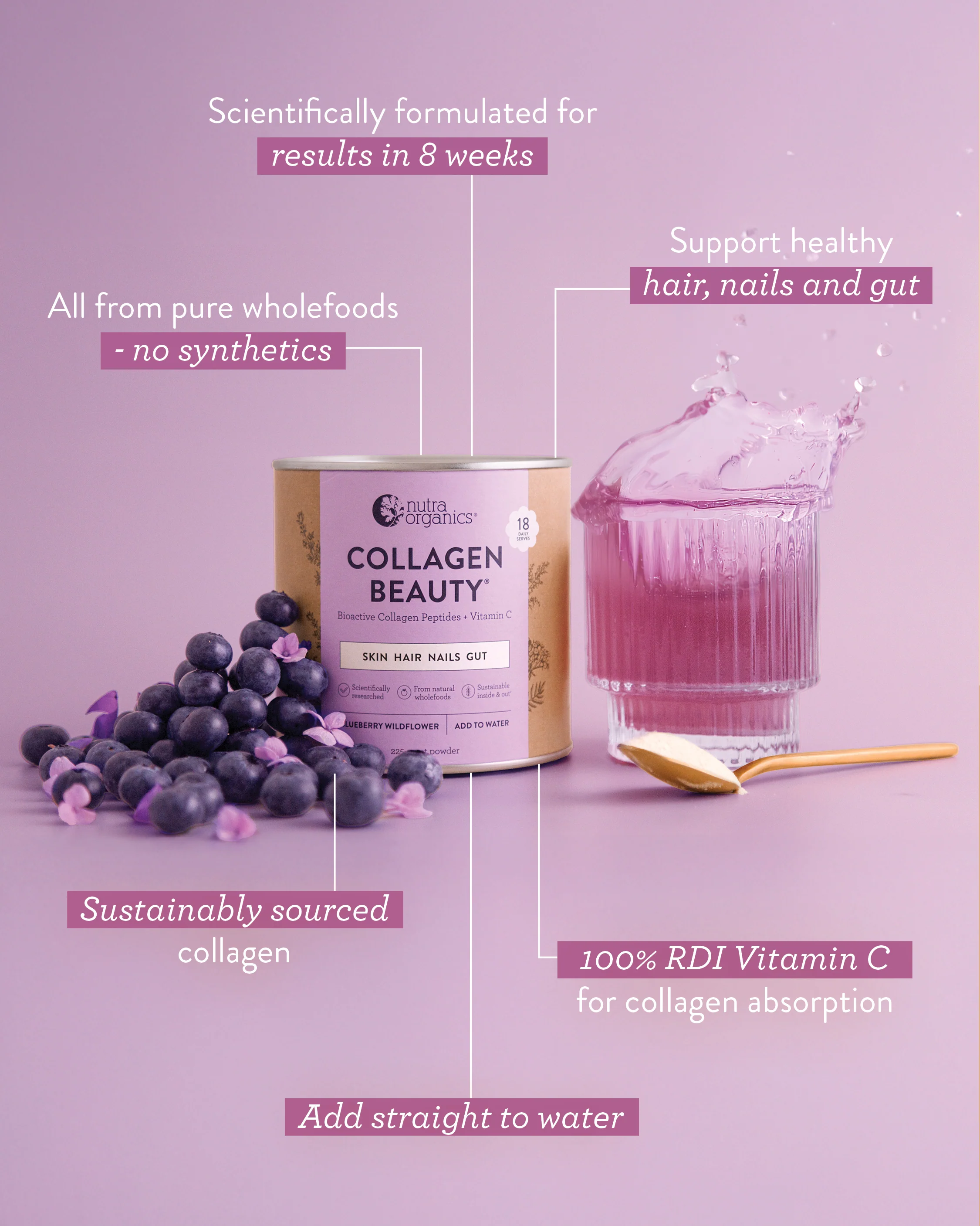 Collagen Beauty Blueberry Wildflower - Image 4
