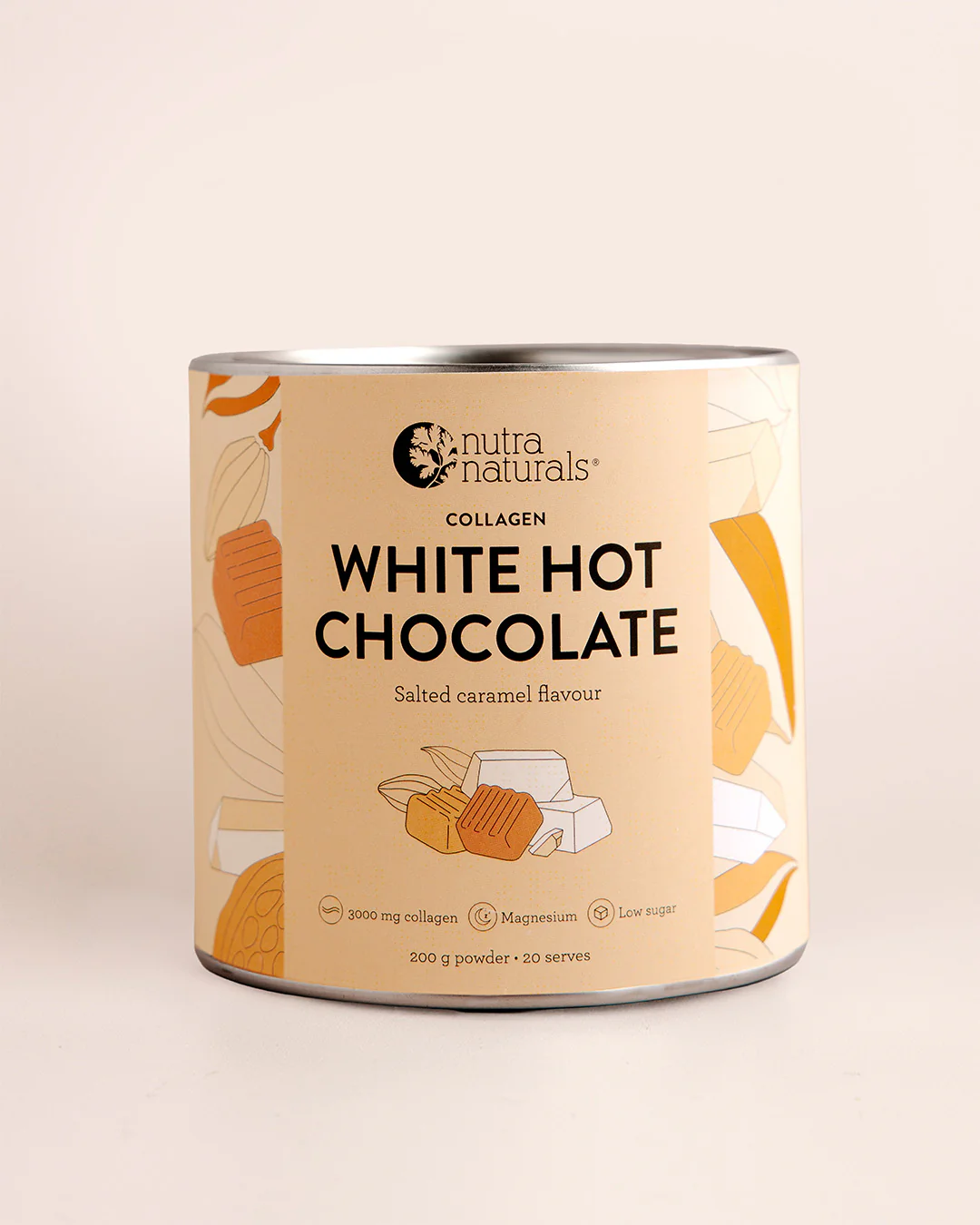 FREE Collagen Salted Caramel White Hot Chocolate 200g