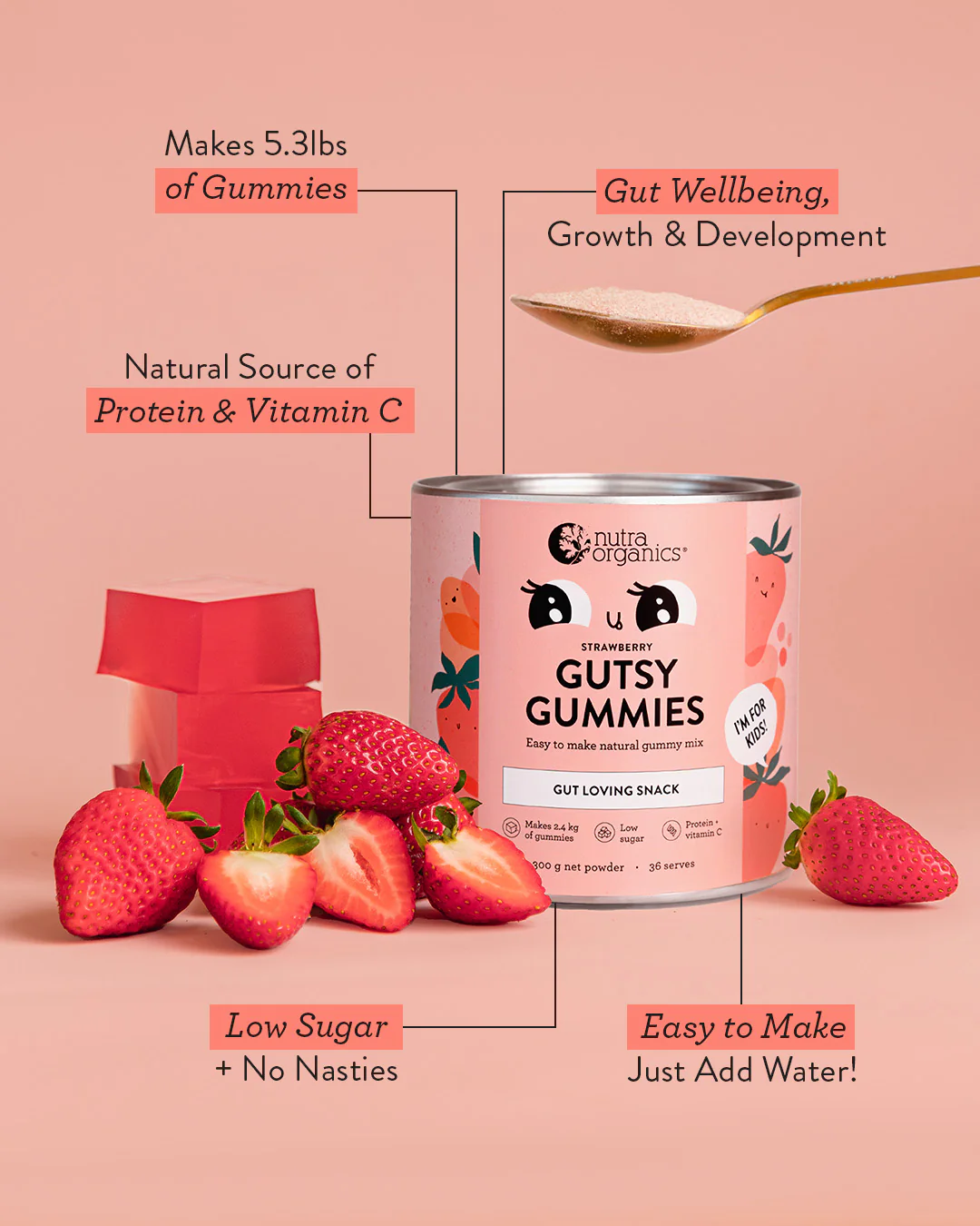 Gutsy Gummies Strawberry Clearance - Image 4