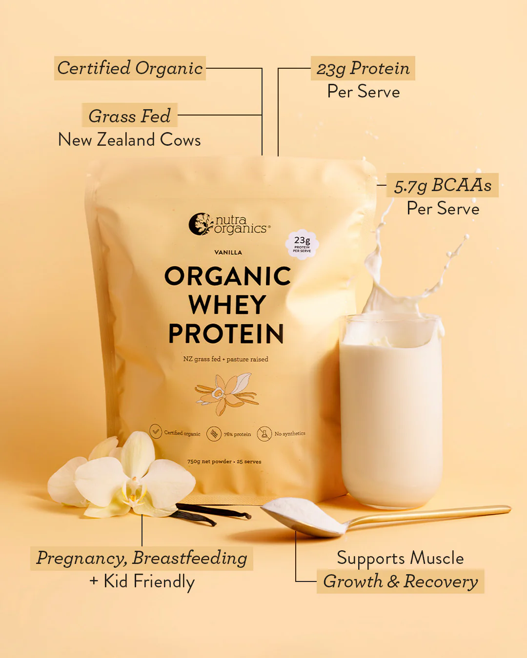 Organic Whey Protein Vanilla - Image 4