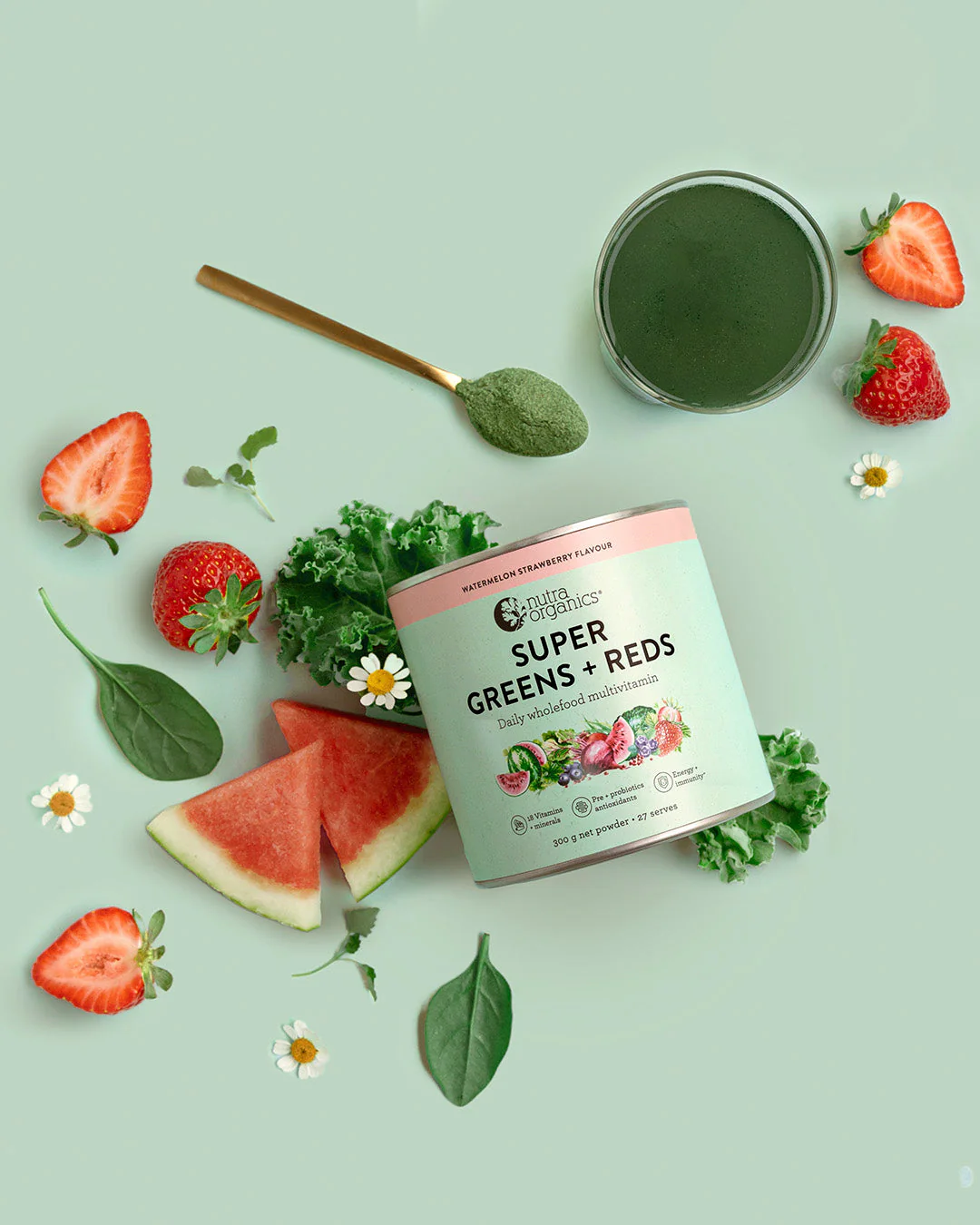 Super Greens + Reds Watermelon Strawberry - Image 9